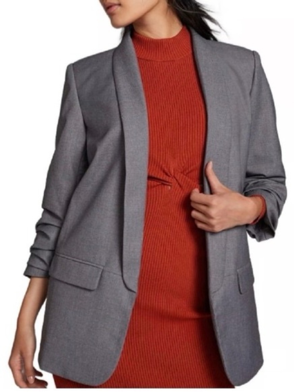 MARE‎ MARE X ANTHROPOLOGIE Oversized Boyfriend Blazer Jacket Women's XL
